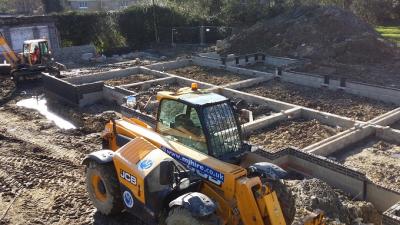 Groundworks progressing at New Development at Tunbridge Wells 