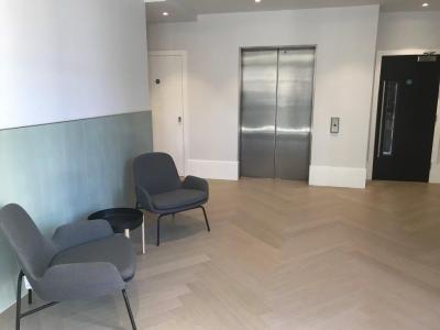 The lobby area in one of our conversion flats converts from offices in Lewis, East Sussex