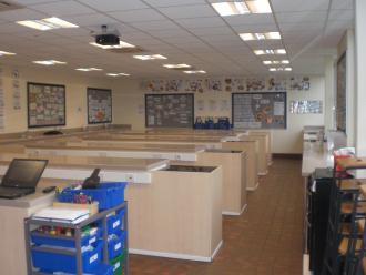 Provision of new food technology facilities in secondary school refurbishment Paddock Wood Kent