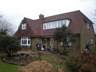 Extension and refurbishment works on a house in Maidstone kent