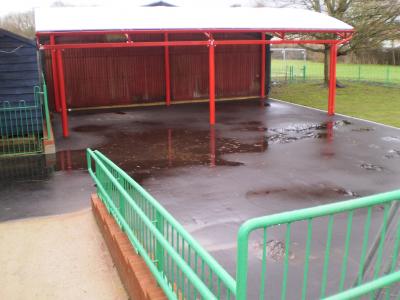 Birkby constructed a new canopy for the school in Sevenoaks Kent