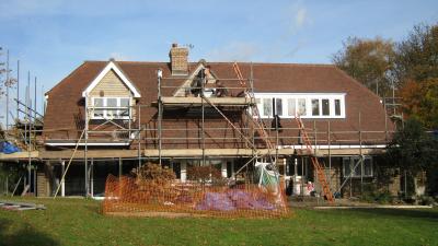 Refurbishment works on a house in Maidstone kent