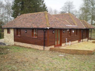 Exterior of Conversion of Existing Listed Building into a Luxury house in Maidstone Kent