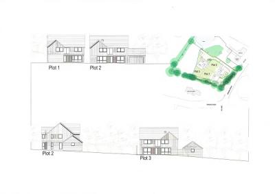 Site Plan of New Houses at Crowborough