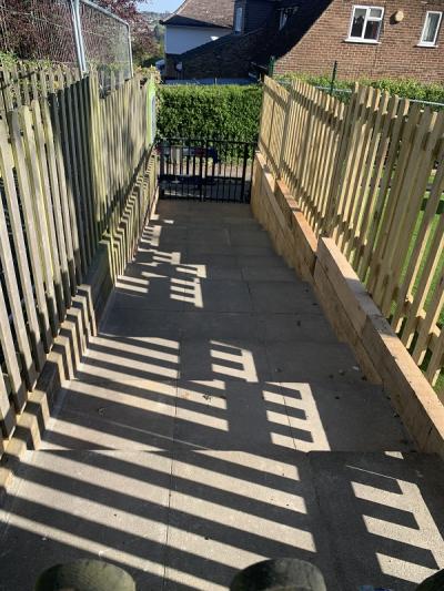 New Steps, Fencing & Gate at East Farleigh Primary School 