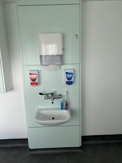 New Sanitising Station at Medical Centre