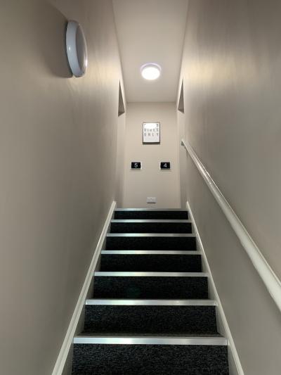 Completed Stairwell to New Flats