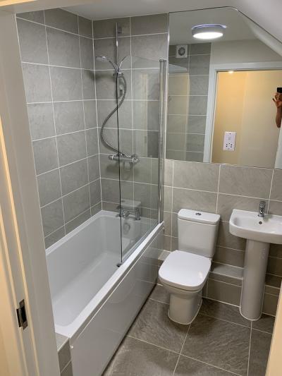 New Bathroom Completed in One of the Flats