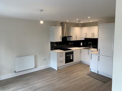 Completed Kitchen Area of One of the New Flats In Maidstone