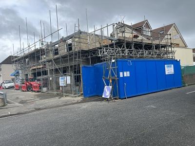 Brand new flats in progress at West Wickham