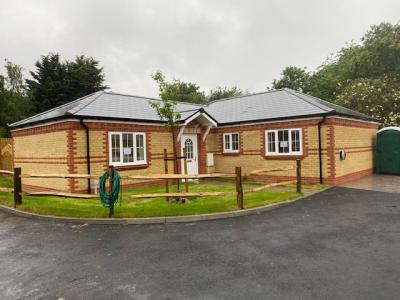 View of Completed bungalow at Swanley