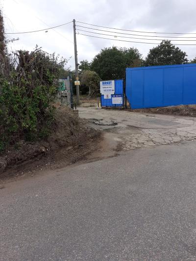 View of Site from Main Road