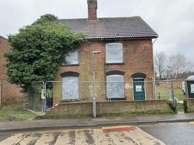 Front view of semi detached properties