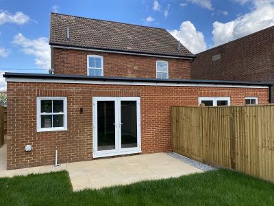 Completed Rear View of Properties