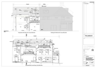 Plans of five brand new flats at West Wickham