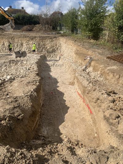 Levelling works in Preparation of New Build Housing