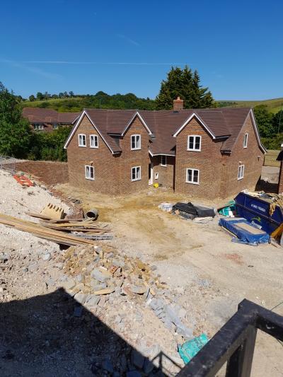 Construction of New Houses Progressing
