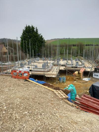 Site Progressing at Pyecombe, East Sussex