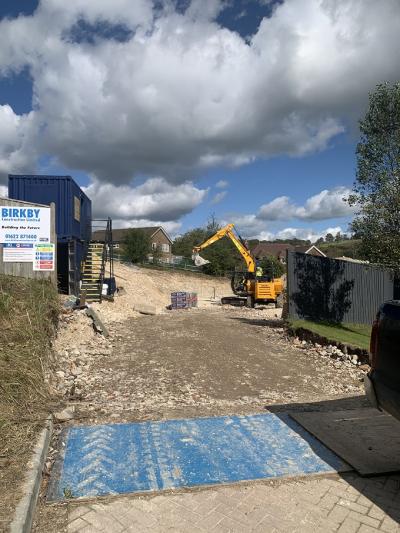 Groundworks in Preparation of New Build Construction