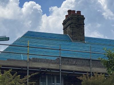 New Roofing Underway at St Nicholas at Wade 