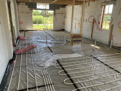 Internal View of Ongoing Construction Works at Smarden