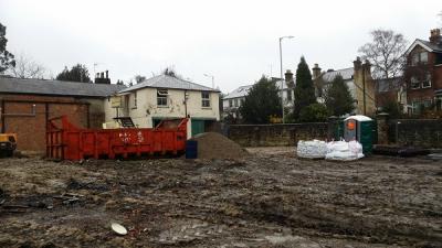 View of Site Clearance at Tunbridge Wells