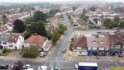 Ariel view of Renovation Works in West Wickham