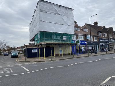 Scaffold now erected in West Wickham 