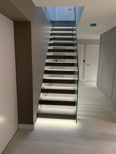 Staircase Leading to First Floor in New House at Ryarsh, West Malling