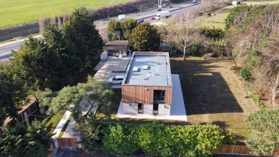 Ariel View of Completed New House At Ryarsh, West Malling 