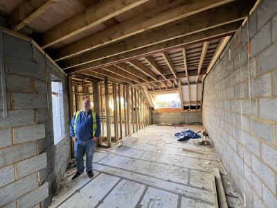 Inside flats in West Wickham