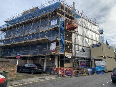 Construction works of 9 Luxury Apartments - Guildford, Surrey