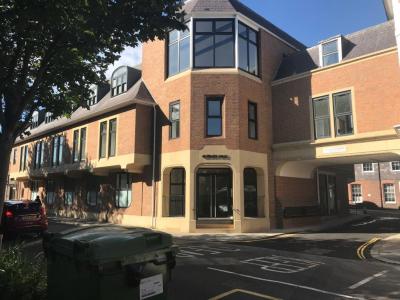 Exterior of our conversion of offices into 24 Apartment Flats in Lewis, East Sussex