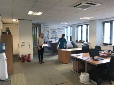 Office refurbished as part of our office refurbishment in Kestrel House, Maidstone Kent