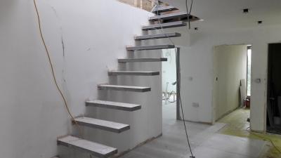 Installation of Stairs Progressing 